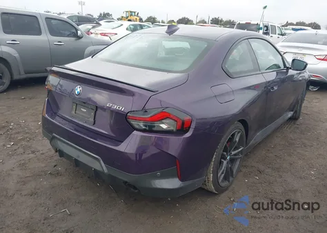 2022 BMW 230 I z USA, uszkodzony, nr VIN 3MW23CM00N8C66463